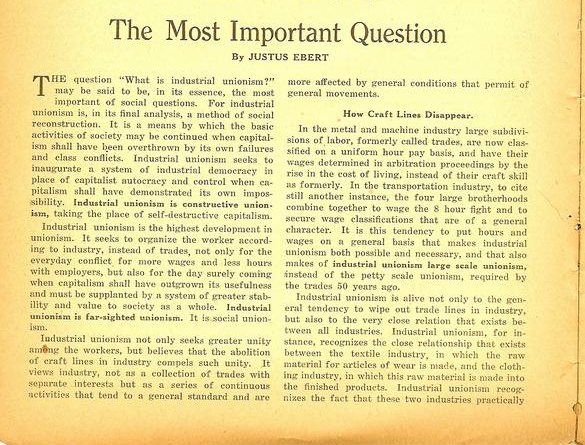 (1919) “The most important question” by Justus Ebert